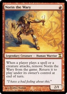 NORIN THE WARY x1 mtg casi nuevo espiral de tiempo 1 raro - Imagen 1 de 1