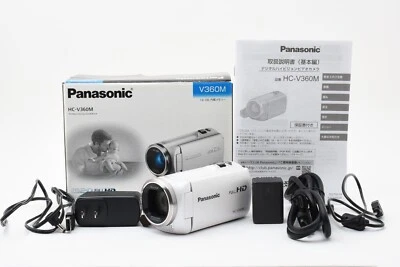 🚀🎁《TOP MINT in BOX》Panasonic HC-V360M White Video Camera From JAPAN✈✈✈✈✈✈✈✈✈✈✈ - Image 1 of 4