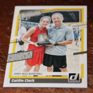 CAITLIN CLARK Panini Donruss Card IOWA'S MISS BASKETBALL No. H4 - Picture 1 of 1