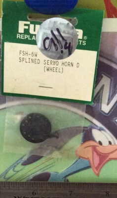 Futaba FSH-6W Splined Servo Horn D [Wheel] NewInPackage 🇺🇸 USA Shipped - Image 1 of 2