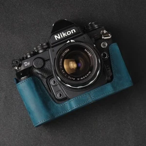 For Nikon DF Df Case Real Genuine Leather Half Camera Case Bag Cover - Picture 1 of 37