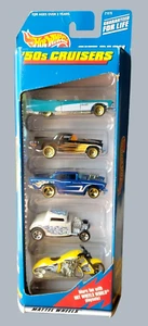 Vintage 1997 Hot Wheels 50's CRUISERS 5-PACK Diecast Gift Pack #21076 1:64 - Picture 1 of 14