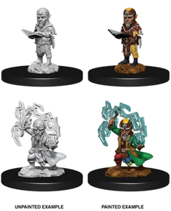 Pathfinder Batallas Cortes Profundos Miniaturas Sin Pintar: Hechicero Gnomo Masculino - Imagen 1 de 1