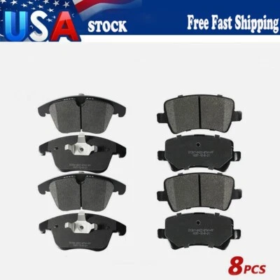 For 2012 2013 - 2015 Land Rover Range Rover Evoque Front Rear Ceramic Brake Pads - Image 1 of 4