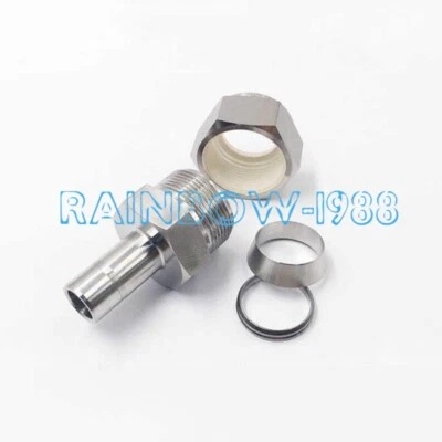 Conector adaptador de diámetro variable directo de repuesto Swagelok SS-100-R-4 Foto 1 de 2