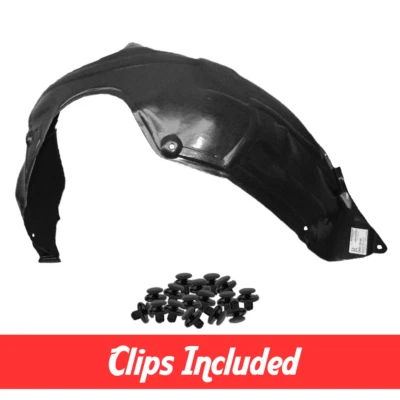 Front Passenger Side Fender Liner w/ Clips For 1992-1996 Toyota Camry TO1249103 Foto 1 de 4