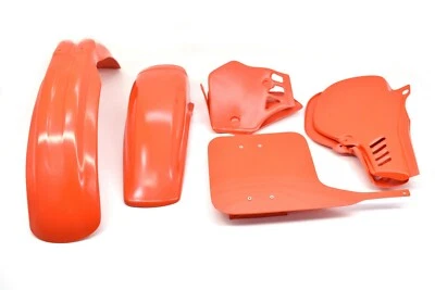 Plastic Kit 1983 CR250R Front Rear Fender Side Panels Number Plate Fenders A193* - Image 1 of 4