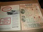 2 Vintage 1960'S Gillette Tires Sales Brochures Weco Tire Harrisburg Pa