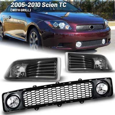 Luces antiniebla de humo para Scion TC 2005-2010 + luces antiniebla parachoques parrilla de conducción con cableado Foto 1 de 4
