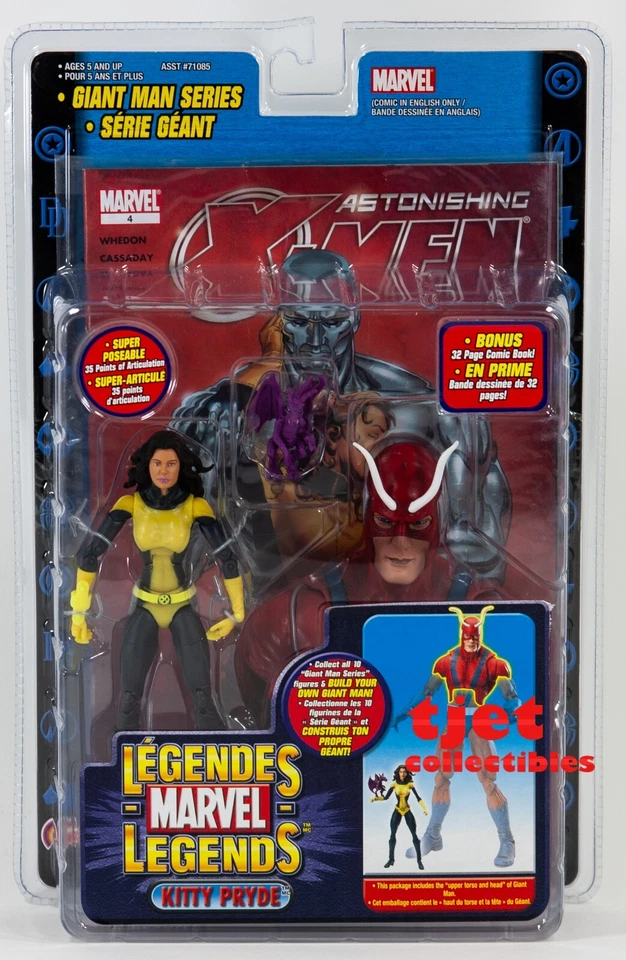 ToyBiz Marvel Legends Exclusive Kitty Pride Shadowcat Giant Man Builder Piece Action Figure