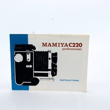 Mamiya C220 Camera Genuine Original User Instruction Manual Guide