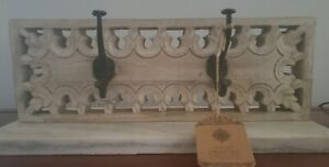 Uniquely Crafted By Artisans in India - Solid Wood Wall Mount Key/Coat Hanger