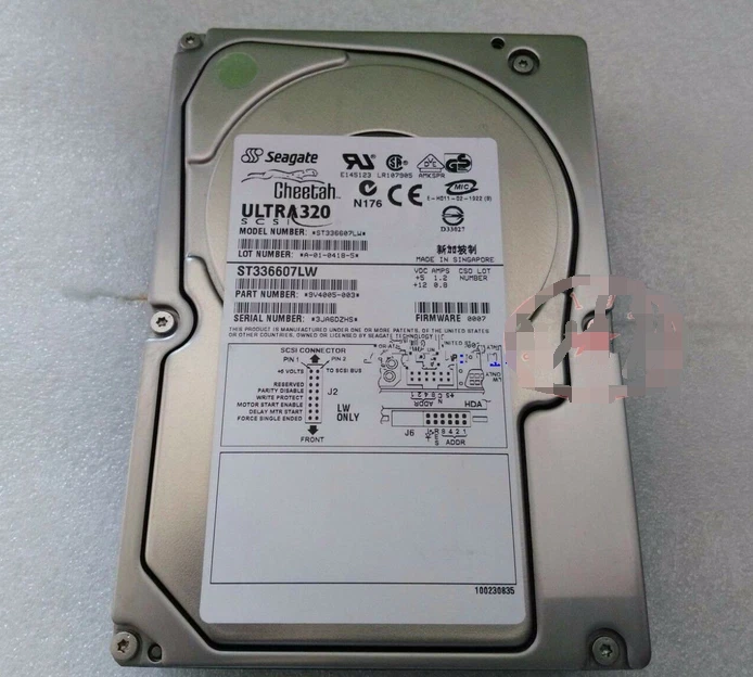Seagate Cheetah 10K.6 36.7GB Internal 10000RPM 3.5" U320 68-pin (ST336607LW) HDD - Image 1 of 1