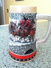 1988 Budweiser Anheuser Busch Clydesdale Mug cup Beer Stein Pottery Ceramarte for sale