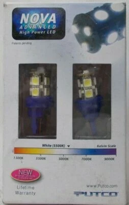 Putco Lighting 232443W Nova LED White Bulb 7443 Replacement Set of 2 - Image 1 of 3
