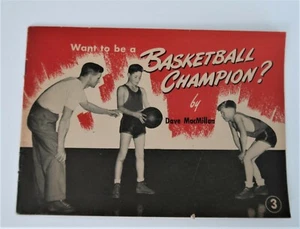 1945 Want to Be a Basketball Champion Dave MacMillan General Mills Ephemera - Picture 1 of 7