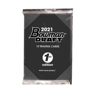 2021 Bowman Draft 1st Edition - 50 Pack Box Topps - ALL PACKS SEALED NEW - Picture 1 of 5