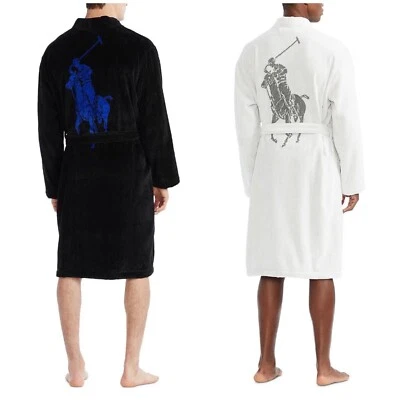 Nuevo con etiquetas Polo Ralph Lauren Terry Velour Bata para hombre S/M, L/XL Precio de venta sugerido por el fabricante 195 USD Foto 1 de 4