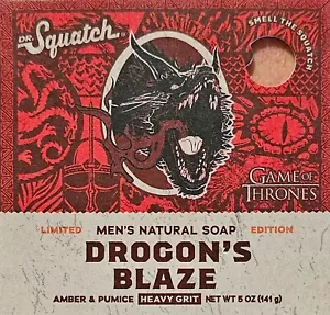 Dr Squatch Soap 🐉 Drogon's Blaze 🔥 Game of Thrones - Limited Edition