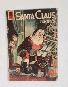 Vtg Santa Claus Funnies Four Color Comics # 1274 Dell Golden Age Comic Book - Picture 1 of 2