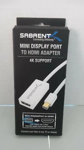 Adaptador Sabrent Mini Pantalla a HDMI 1.4V DA-MDHA - Imagen 1 de 4