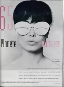 occhiali da sole iconici André Courrèges lunetta eschimese 1965 circa - Foto 1 di 9