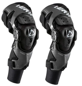 COPPIA TUTORI GINOCCHIERE CARBONIO CROSS ENDURO LEATT  X-FRAME HYBRID TG S - Picture 1 of 4