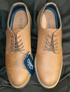 Chaps Men's Size 10.5 Thomas Lace Up Dress Shoe TAN - Picture 1 of 11