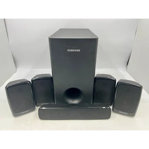 5 Pc. Samsung PS-Series Home Theater/Surround Speakers - Front-Rear-Center-Sub - Picture 1 of 10