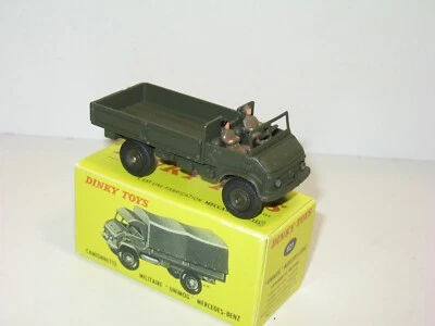 Dinky Toys Camion Mercedes Unimog Militare Con 2 Soldati U - Immagine 1 di 4