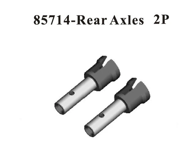 Redcat Racing 85714 Rear Stub Axles 2 Pieces Hurricane XTR & Monsoon XTR  85714 - Image 1 of 1