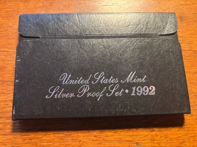 1992 S Silver US Mint Proof Set W/Box and COA - Image 1 of 4
