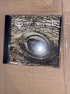 Quake - Mission Pack NO.2 Dissolution of Eternity. 1997 Game. PC CD-ROM - Image 1 of 4