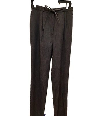 Calças DonnKenny Classics, tamanho 10T Missy ultra altas, cinza, sem camisa, novas com etiquetas - Imagem 1 de 4