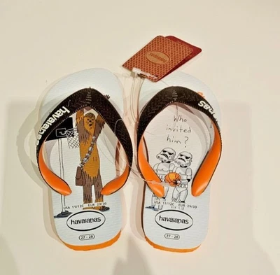 Chanclas Havaianas Kids Star Wars Chewbacca, talla 11/12 niño (EU 29/30) NUEVAS CON ETIQUETAS Foto 1 de 2