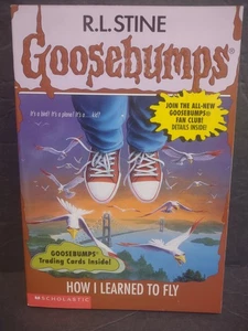 Vtg 1997 Goosebumps #52 How I Learned To Fly ~ 1st Print - R.L. Stine CLEAN! - Imagen 1 de 11
