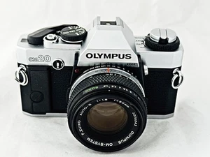 Olympus OM20 Film Camera & Olympus OM 50mm Lens - New Seals, Working Perfectly - Picture 1 of 7