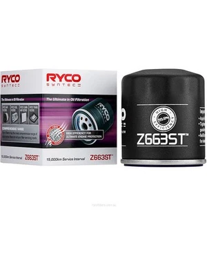 Ryco Syntec Oil Filter fits Jeep Patriot 2.4 MK74 SUV Eco+ 4x4 (Z663ST) - image 1 of 4