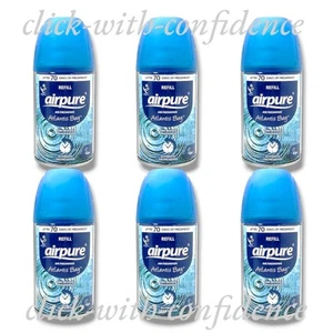 6 recambios automáticos de pulverización Airpure Atlantis Bay hasta 70 días 250 ml  - Imagen 1 de 1