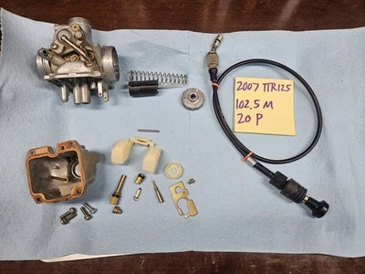 Carburador Mikuni VM20 2000-2007 Yamaha TTR125L TTR125 2007 GENUINO FABRICANTE DE EQUIPOS ORIGINALES Foto 1 de 4