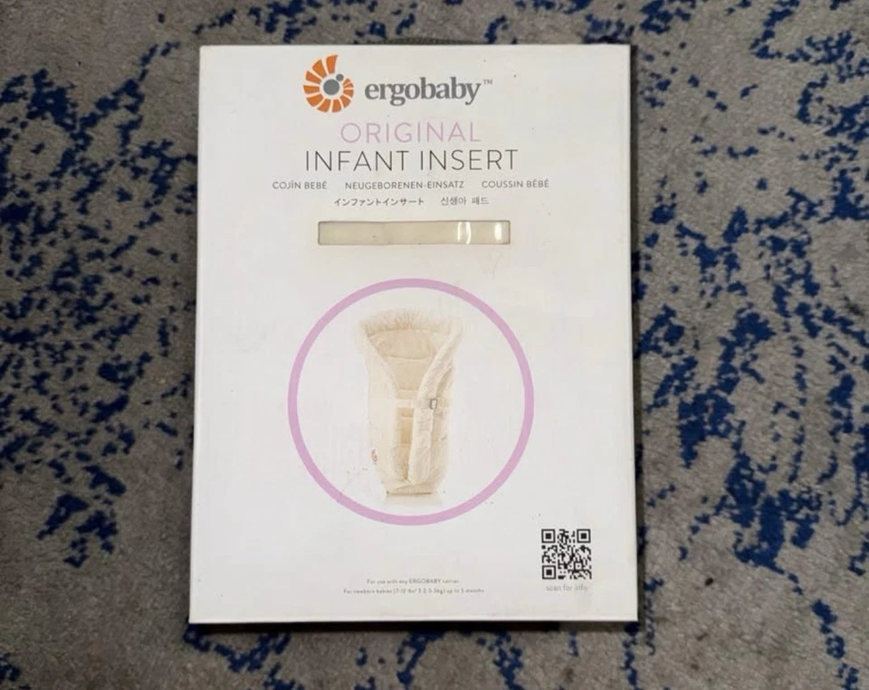 Ergobaby Inserto Infantil Fácil Ajustado Natural Beige Para Portabebés Ergobaby Nuevo en Caja Sellado Foto 1 de 1