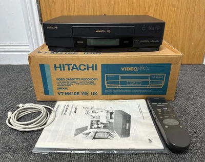 Videoregistratore a cassette Hitachi VT-M410E(UK) in scatola originale - testato - Immagine 1 di 4