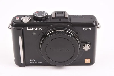 Panasonic Lumix DMC-GF1 12.1MP Mirrorless M4/3 Body Shutter Count:4.9k #Z-01886 - Image 1 of 4