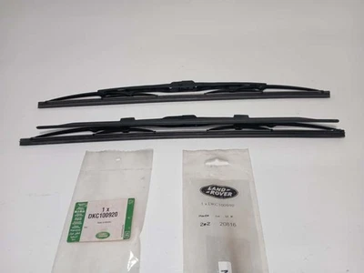 WIPER BLADE SET x DISCOVERY I, RANGE ROVER CLASSIC - DKC100910+DKC100920 GENUINE - Image 1 of 2