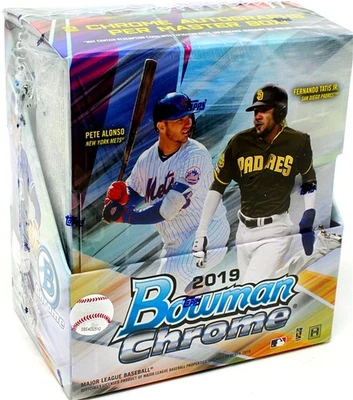 2019 BOWMAN CHROME BASEBALL HOBBY BOX BLOWOUT CARDS - Image 1 of 2