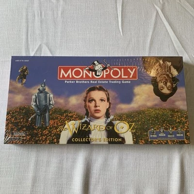NEW Monopoly The Wizard Of Oz 1998 Board Game Vintage Collector's Edition SEALED - Image 1 of 2