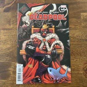 DEADPOOL #10-Marvel 2021-King In Black-1st Venomized JEFF THE LAND SHARK-HTF-NM - Picture 1 of 2
