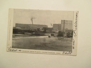 Cedar Rapids Iowa Postcard Quaker Oats Plant 1908 IA - Picture 1 of 2