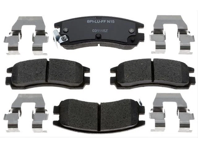 Rear Brake Pad Set For 1993-2001 Saturn SW2 1994 1995 1996 1997 1998 GW741JT - Image 1 of 1