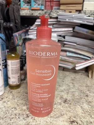 Gel espumante micelar calmante Bioderma Sensibo 16,7 OZ PEQUEÑA EMPRESA 🎲🎸🎹 Foto 1 de 3